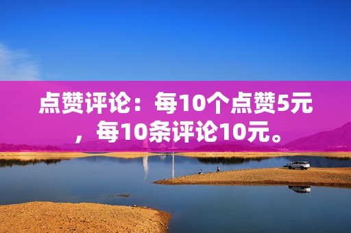 点赞评论：每10个点赞5元，每10条评论10元。  第2张