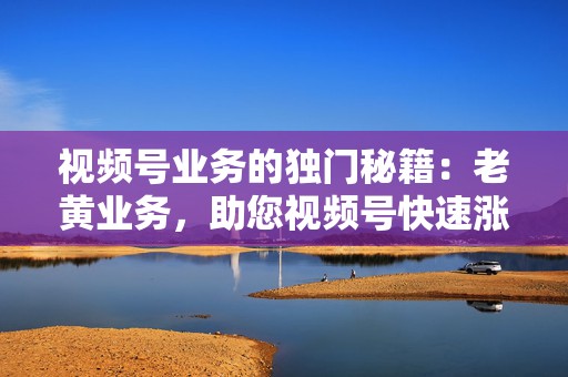 视频号业务的独门秘籍：老黄业务，助您视频号快速涨粉